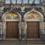 Две старинни врати от дърво и ковано желязо на църква