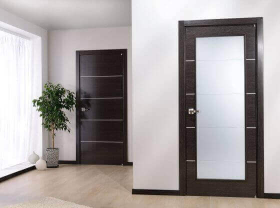 Модерни вътрешни врати - със стъкло и без стъкло